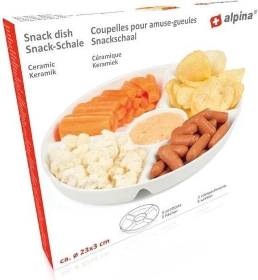 Alpina | Snackbord |23 Cm | Wit | Keramiek -Kookwaren Verkoop 1105x1200 3