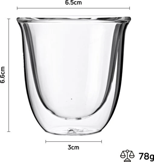 Dubbelwandige ESPRESSO Glazen Van Borosilicaat - Warme En Koude Dranken Kopjes - 70 ML - Set Van 4 -Kookwaren Verkoop 1144x1200 1