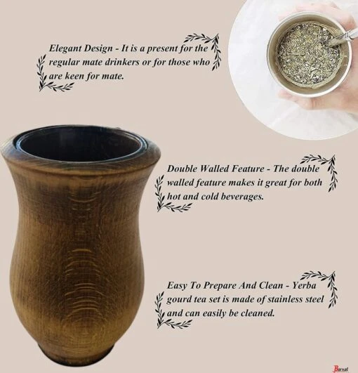 Borvat® | Houten Mate Gourd Cup, Yerba Mate Kalebas, Mate, Bombilla, Yerba Mate Cup -Kookwaren Verkoop 1152x1200 12