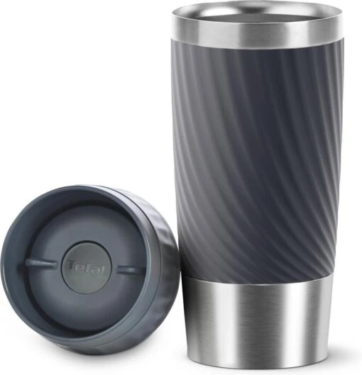 Tefal Travel Mug Easy Twist Thermobeker - Antraciet - 0,36 Liter -Kookwaren Verkoop