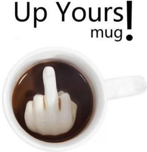 Merkloos Middelvinger Koffiemok - Grappig - Creatief - Perfect Cadeau - Humor - Thee - Melk - Keramiek -Kookwaren Verkoop 1162x1200 5