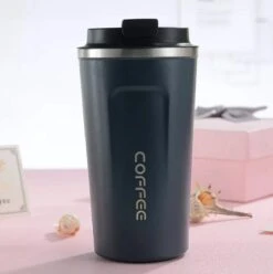 Koffiebeker To Go | Lekvrije Thermosbeker | Thermosfles | RVS Reisbeker | Dubbelwandige Travel Mug | 380 Ml | Blauw -Kookwaren Verkoop 1195x1200 6