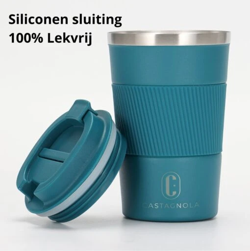 Castagnola Design RVS Koffiebeker To Go - Blauw - 380ml - Thermosbeker - Theebeker -Kookwaren Verkoop 1198x1200 26