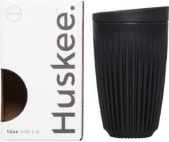 HuskeeCup & Deksel - Koffiebeker - Large - 12oz/36cl - Charcoal -Kookwaren Verkoop 1200x1007 5