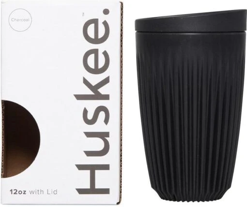 HuskeeCup & Deksel - Koffiebeker - Large - 12oz/36cl - Charcoal -Kookwaren Verkoop 1200x1007 5