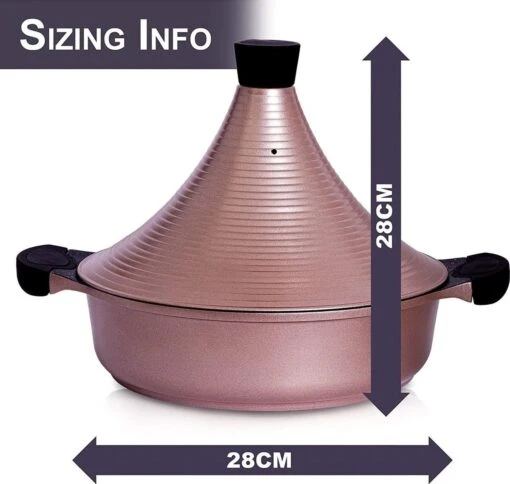 Aluminium Tajine Agadir-geschikt Kleur Rose Gold - Ook Voor Inductie -Kookwaren Verkoop 1200x1139 1