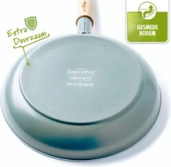 GreenPan Mayflower Hapjespan Met Deksel - Ø 24 Cm - Keramisch - Inductie -Kookwaren Verkoop 1200x1171 2