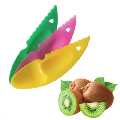 Kiwi Mes Lepel - Set Van 3 - Kiwi Peller - Prikker - Kiwi Tool - Kleuren Mix -Kookwaren Verkoop 1200x1196 12