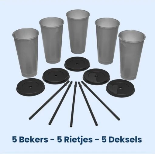 Herbruikbare Bekers Met Rietje En Deksel Van Plastic – Starbucks Design – Drinkbekers Met Rietje – Kleur Veranderende Beker -Kookwaren Verkoop 1200x1198 61