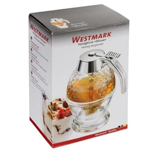 Westmark Siroop- & Honingdispenser 20cl - Kunststof/Glas - Ø8x(H)15cm -Kookwaren Verkoop 1200x1200 1646