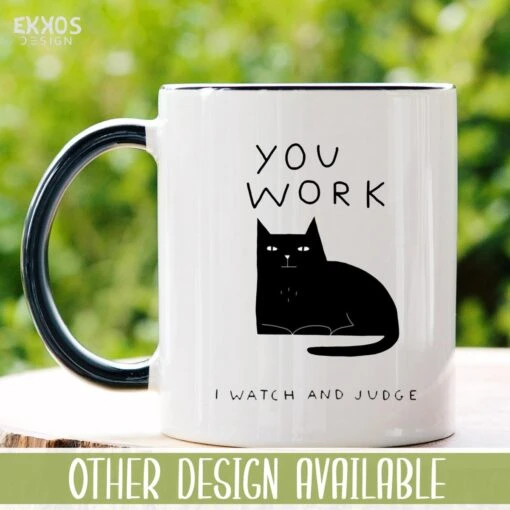 I Work Hard Kat Mok - Katten - Juf Cadeau - Meester Cadeau - Verjaardagscadeau - Cadeau - Verjaardag Cadeau Man - Cadeau Voor Man - Cadeau Voor Vrouw - Mokken - Theeglazen - Koffiekopjes -Kookwaren Verkoop 1200x1200 1734