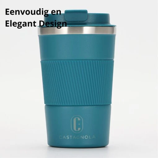 Castagnola Design RVS Koffiebeker To Go - Blauw - 380ml - Thermosbeker - Theebeker -Kookwaren Verkoop 1200x1200 1763