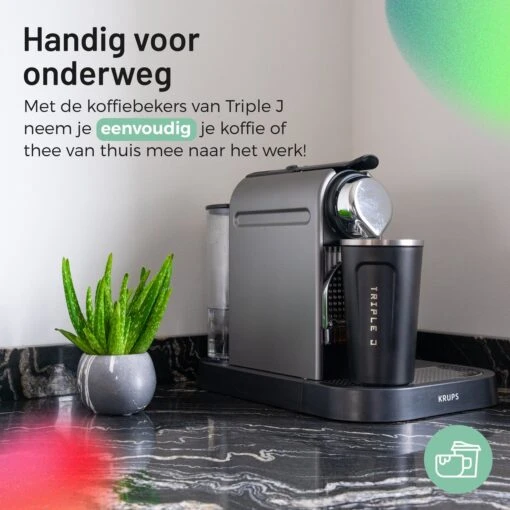 Triple J® Koffiebeker To Go - Thermosbeker - BPA & Lekvrij - 510ml - Zwart -Kookwaren Verkoop 1200x1200 1799