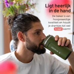 Triple J® Koffiebeker To Go - Thermosbeker - BPA & Lekvrij - 510ml - Groen -Kookwaren Verkoop 1200x1200 1809