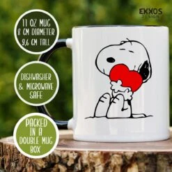 Snoopy Cute Mok - Snoopy Producten - Vrouwen Cadeautje - Valentijn Cadeautjes Voor Haar - Verjaardag Cadeau Man - Valentijn Cadeu Man - Mokken - Theeglazen - Koffiekopjes -Kookwaren Verkoop 1200x1200 1934