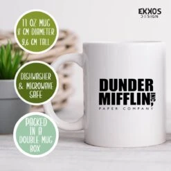 Dunder Mifflin Mok - The Office Merchandise - Michael Scoot - Koffiemok - Grappige Cadeaus - Kado Man - Cadeau Voor Man - Mokken En Bekers - Verjaardag Cadeau - Koffiekopjes - Mok Met Tekst - Collega Kado -Kookwaren Verkoop 1200x1200 1948