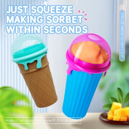 Frozen Magic Slushy Maker - Slush Puppy Maker - IJscrusher - Slush Puppy Beker - Slushy Puppy Maker - Slush Puppy Machine - Slush Maker - Slushy Cup - Tiktok - Bruin -Kookwaren Verkoop 1200x1200 2040