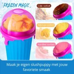 Frozen Magic Slushy Maker - Slush Puppy Maker - IJscrusher - Slush Puppy Beker - Slushy Puppy Maker - Slush Puppy Machine - Slush Maker - Slushy Cup - Tiktok - Bruin -Kookwaren Verkoop 1200x1200 2041