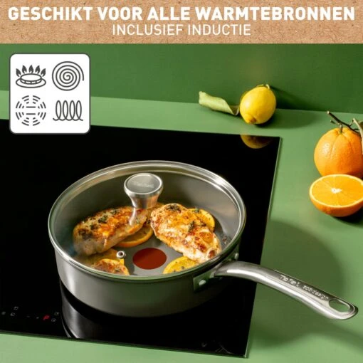 Tefal Renew+ Keramische Hapjespan - Ø 24 Cm - Met Deksel -Kookwaren Verkoop 1200x1200 557