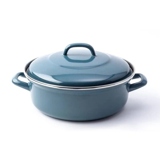 BK Fortalit Braadpan Ø 28 Cm - Blauw - Emaille - Inductie -Kookwaren Verkoop 1200x1200 703