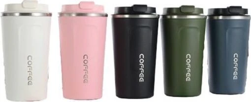 Koffiebeker To Go | Lekvrije Thermosbeker | Thermosfles | RVS Reisbeker | Dubbelwandige Travel Mug | 380 Ml | Blauw -Kookwaren Verkoop 1200x492 2