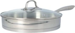 4goodz Dubbelwandige RVS Hapjespan Met Deksel 28 Cm - Zilver -Kookwaren Verkoop 1200x536 1