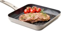 GreenPan Cambridge Inductie Grillpan - Ø 28 Cm - PFAS-vrij - Brons -Kookwaren Verkoop 1200x622 1