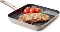 GreenPan Cambridge Inductie Grillpan - Ø 28 Cm - PFAS-vrij - Brons -Kookwaren Verkoop 1200x633 2