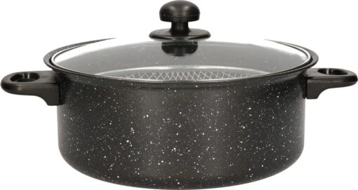 Benson Frituurpan Met Korf - Ø 26 Cm - Carbonstaal Met Marmer Coating -Kookwaren Verkoop 1200x638 4