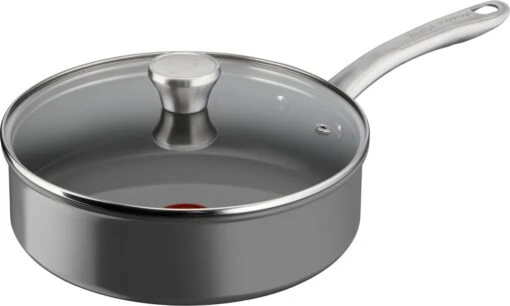 Tefal Renew+ Keramische Hapjespan - Ø 24 Cm - Met Deksel -Kookwaren Verkoop