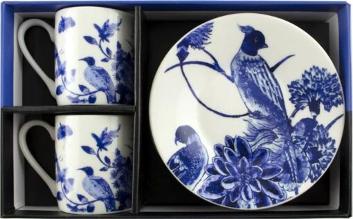 Espresso Set, Delfts Blauwe Vogels, Rijksmuseum -Kookwaren Verkoop 1200x747 3