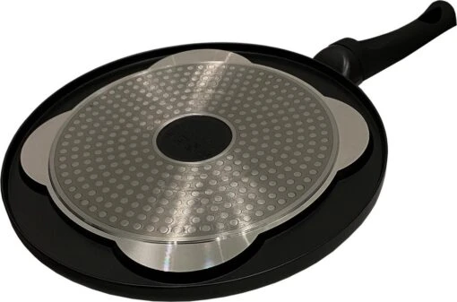 Cheffinger Crêpemaker Pancake - Ø 26 Cm - Geschikt Voor Inductie - Koudgreep - Zwart -Kookwaren Verkoop