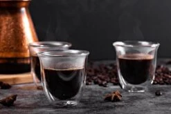 Dubbelwandige ESPRESSO Glazen Van Borosilicaat - Warme En Koude Dranken Kopjes - 70 ML - Set Van 4 -Kookwaren Verkoop 1200x800 233