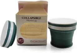 HK-Goodies - Opvouwbare Beker - Koffiebeker To Go- Herbruikbaar - Wasbaar - 170 ML - Beker To Go - Groen -Kookwaren Verkoop 1200x826 5