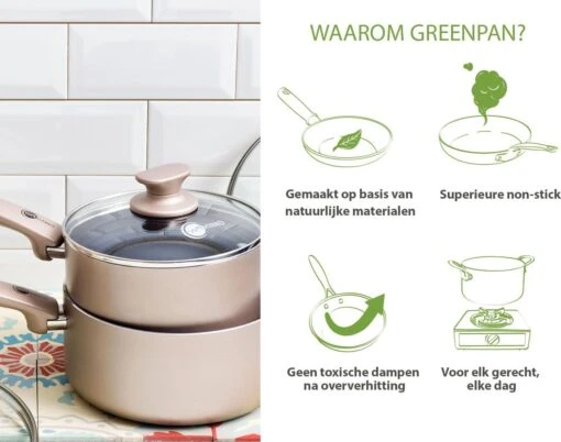 GreenPan Cambridge Inductie Grillpan - Ø 28 Cm - PFAS-vrij - Brons -Kookwaren Verkoop 1200x945 3