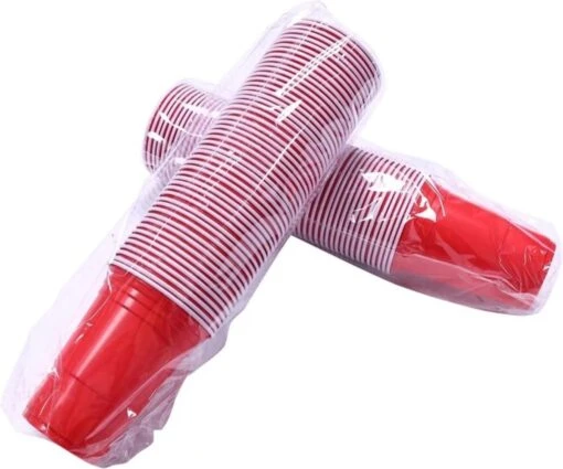 Merkloos Red Cups-50 Stuks-Party Cups-Americancups-Beerpong Bekers-Bierpong-Rood-Bierspel-Drankspel -Kookwaren Verkoop 1200x999 2