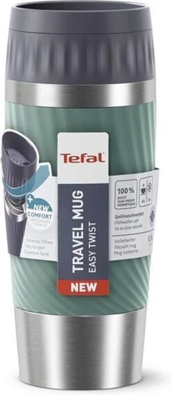 Tefal Travel Mug Easy Twist Thermobeker - Groen - 0,36 Liter -Kookwaren Verkoop 522x1200