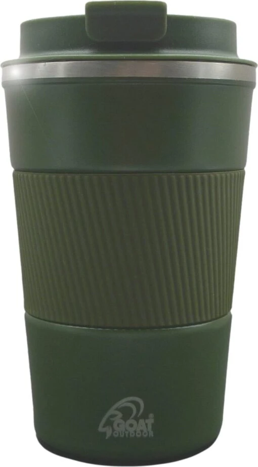 GOAT Outdoor RVS Koffiebeker To Go - Thermosbeker - Theebeker - Reisbeker - Lekvrij - 380ml - Groen -Kookwaren Verkoop 663x1200 1