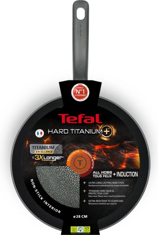 Tefal Hard Titanium+ Koekenpan - Ø 24 Cm -Kookwaren Verkoop