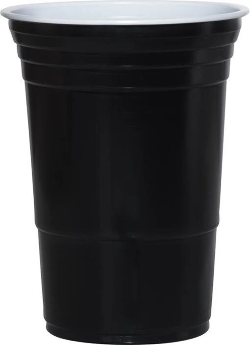 Merkloos Black Cups - 50stuk(s) - 475ml - Party Cups - Beerpong - Drankspel - Beerpong Bekers - Plastic Bekers -Kookwaren Verkoop 870x1200 2